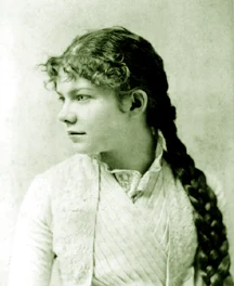 Historical photographic portrait of Amy Beach, circa 1890.